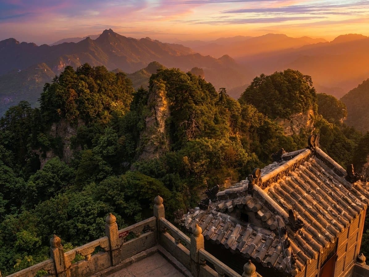 Ancient Building Complex in the Wudang Mountains