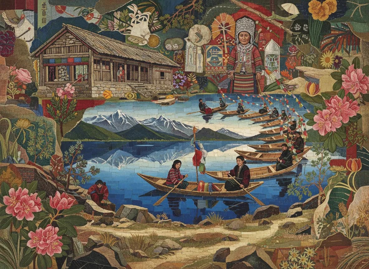 Luguhu Lakeside Town