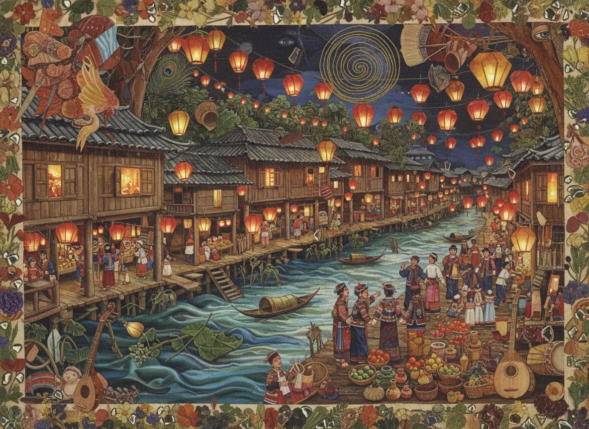 Hezhen Dong Riverside Village