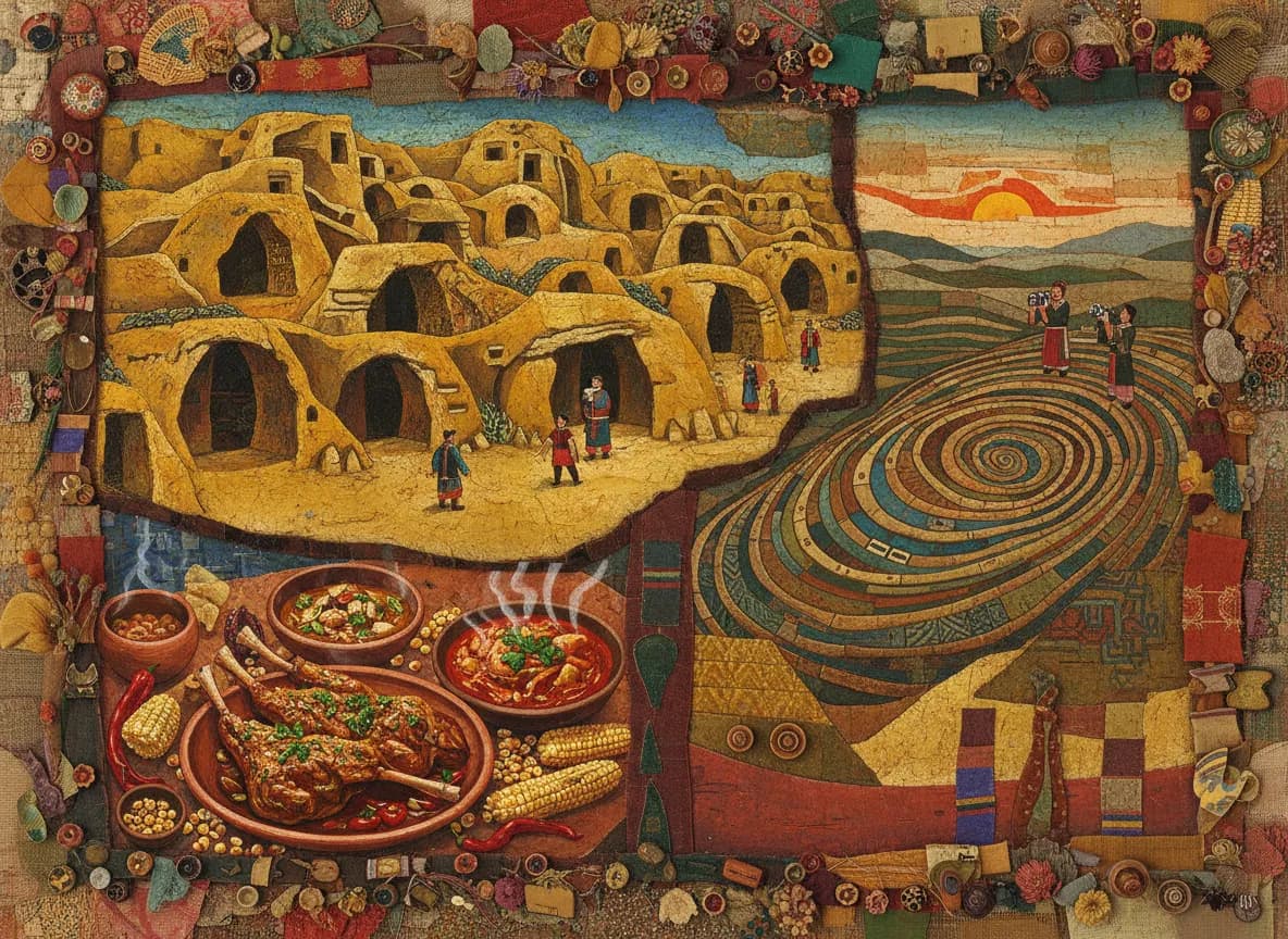 Loess Courtyard Town (Suide)