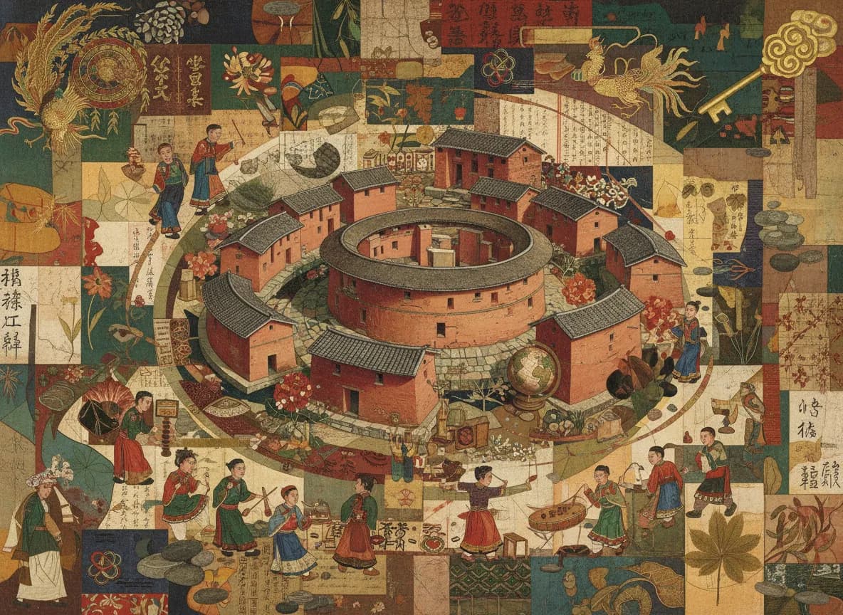 Luojiang Hakka Earthen Clan Hamlet