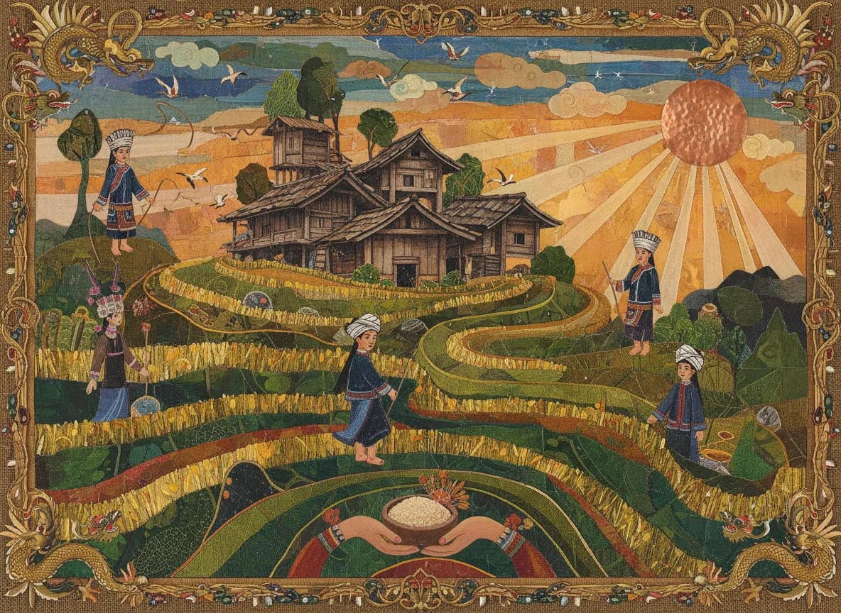 Longsheng Minority Terrace Hamlet